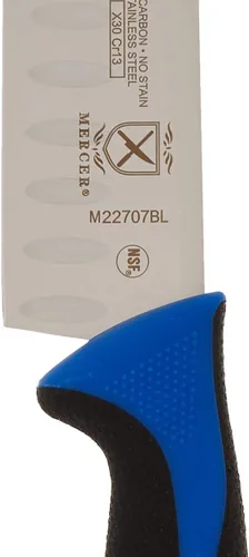 Miniatura 5 de Mercer Culinary Millennia Colors - Juego de 5 tableros magnéticos con asas azules, madera de caucho