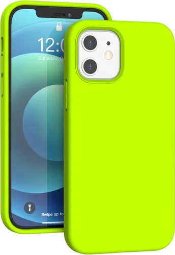 Miniatura 175 de Funda de silicona líquida compatible con iPhone 11 (6.1 pulgadas), cubierta de goma de gel de protección completa con forro de microfibra suave
