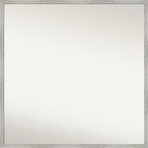 Miniatura 276 de Amanti Art Espejo de baño blanco para sobre el fregadero, 32 x 45 pulgadas, espejo de tocador rectangular blanco esbelto, marco de madera moderno