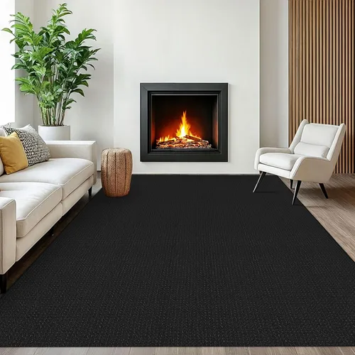 Miniatura 168 de EARTHALL Alfombra de pasillo 3x14 pies, alfombras lavables extra largas para pasillos, tejidas, antideslizante, alfombra trenzada para entrada