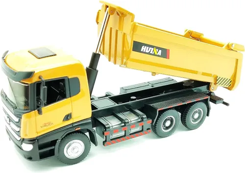 Miniatura 18 de Camiones de juguete de metal para niños, camión volquete de metal, juguete para interiores y exteriores, juguetes de construcción de metal fundido a
