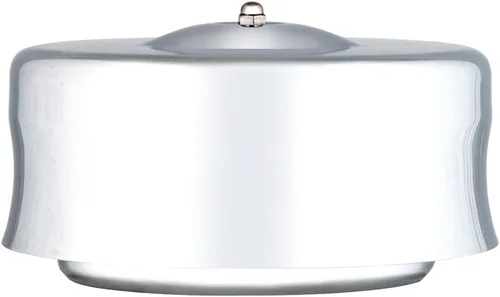 Miniatura 3 de United Pacific S1103 6-3/8 "Cromo Redondo Conjunto de Filtro de Aire (Estilo Domo)