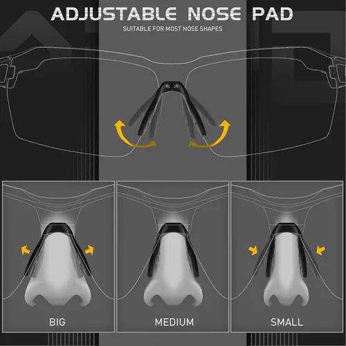 Miniatura 6 de KAPVOE Gafas de sol deportivas polarizadas para ciclismo, béisbol, correr, bicicleta de montaña, triatlón, golf, MTB para hombres y mujeres