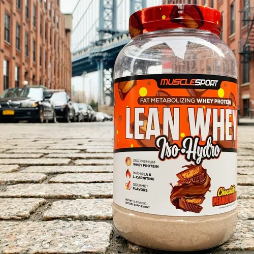 Miniatura 3 de Musclesport Lean Whey Revolution™ Proteína en polvo – Aislado de proteína de suero – Bajo en calorías, bajo en carbohidratos, bajo en grasa, sabores