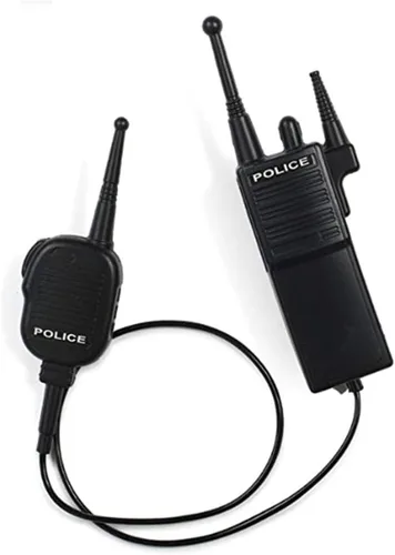 Dress-Up-America - Juego de walkie talkie de policía para niños, accesorio de policía de radio falso para Halloween y disfraz durante todo el año