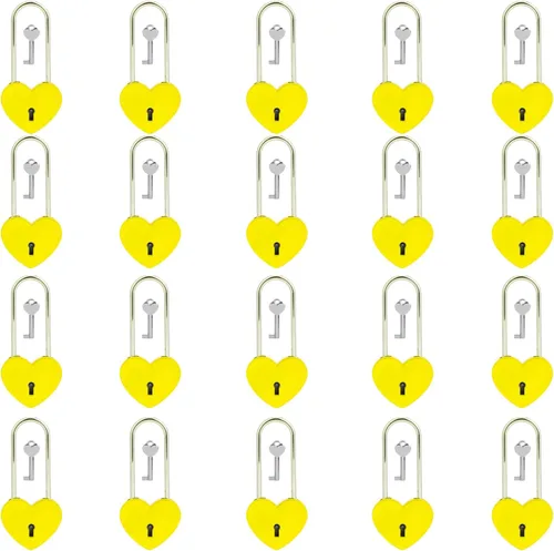 Miniatura 9 de Love Lock - Candado de corazón con llave para enamorados, boda, día de San Valentín, aniversario, viajes (con llave)