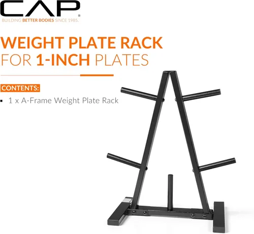 Miniatura 2 de CAP Barbell Weight Plate Rack for 1-Inch Weight Plates