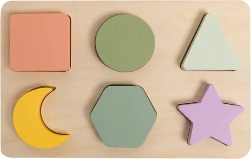 Miniatura 9 de Pearhead Rompecabezas de números de madera, juguete de aprendizaje de 1 a 10 para niños pequeños, rompecabezas educativo Montessori
