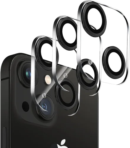 Miniatura 32 de Pack de 3 protectores de lente de cámara de vidrio templado Dengduoduo para iPhone 13 Pro de 6.1" y iPhone 13 Pro Max de 6.7", brillo de diamantes