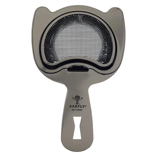 Barfly Colador de muelle de malla fina, negro