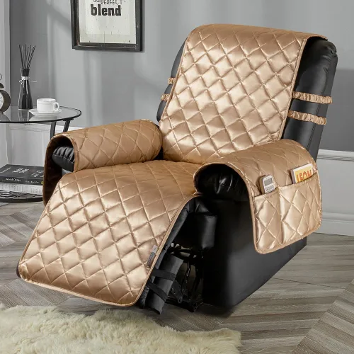 STONECREST - Funda Refrescante para Silla Reclinable, Funda de Satén Sedosa para Sillón Reclinable, Funda Deslizable para Sillón Reclinable que se