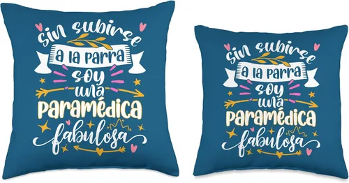 Miniatura 3 de Regalo Original Para Paramédica Paramedico Regalos Paramédica Fabulosa Divertido Mujer Enfermera de Ambulancia - Almohada (16 x 16 pulgadas)