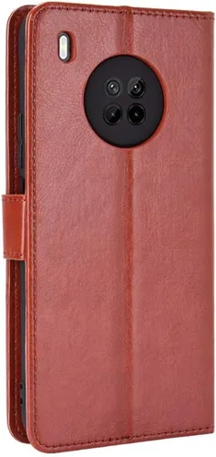 Miniatura 3 de Funda para Huawei Y9a, Funda de cuero con tapa para Huawei Enjoy 20 Plus 5G FRL-TN00 FRL-AN00a/Y9a FRL-L22 FRL-L23 Funda Marrón