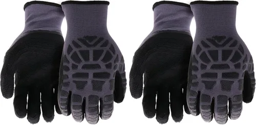 Miniatura 10 de BOSS Guante de Trabajo de Agarre Táctil con Micro Armadura de Espuma de Látex Sumergido, Cáscara de Nylon, Resistente al Agua, Resistente a