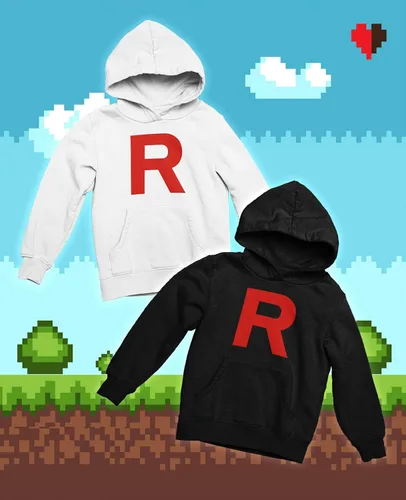 Miniatura 4 de Team Rocket - Sudadera con capucha de anime con capucha para hombre