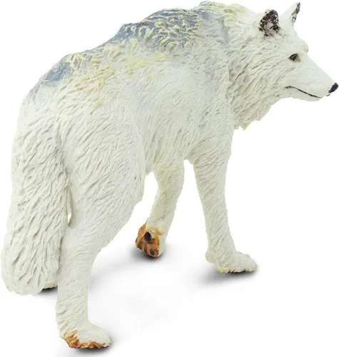 Miniatura 7 de Safari Ltd. Figura de lobo blanco, realista, pintada a mano de 3.6 pulgadas, juguete educativo para niños, niñas y niños a partir de 3 años