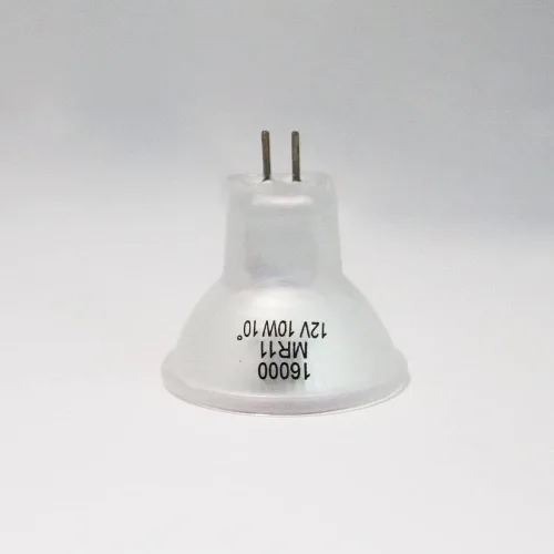 Miniatura 3 de Paquete de 10 lámparas halógenas Green Energy 10W 12V MR11 SPOT GU4 Base (cara abierta)