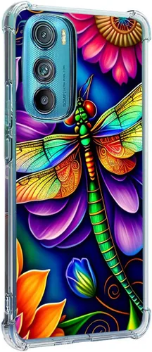 Miniatura 15 de Funda para Motorola Edge 2022, colibrí, mariposa, flores, protección contra caídas, a prueba de golpes, TPU de cuerpo completo, funda protectora