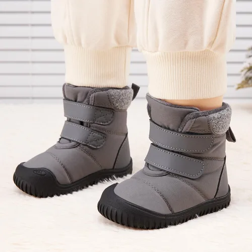 Miniatura 51 de BMCiTYBM Botas de nieve de invierno para bebés y niños pequeños, de piel sintética, cálidas, antideslizantes, zapatos para primeros pasos