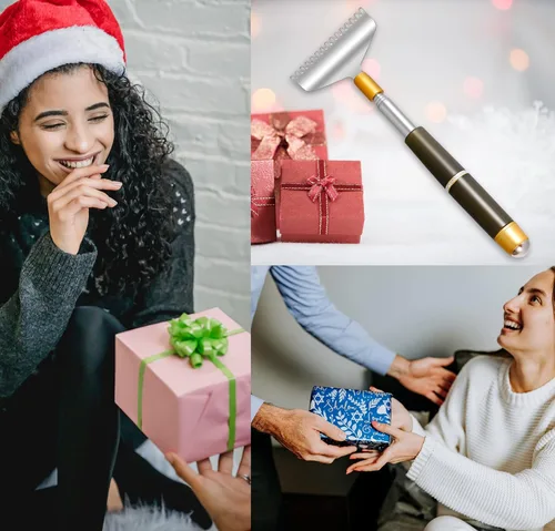 Miniatura 6 de Rascador de espalda grande para mujeres y hombres, extensible, pinza extra ancha/mango largo antideslizante, rodillo de masaje, herramienta