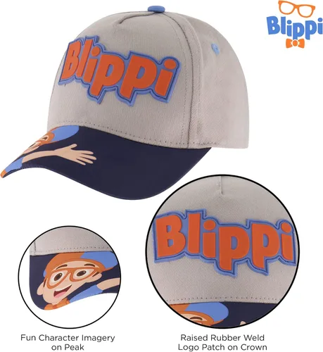 Miniatura 3 de ABG Accessories Cocomelon and Blippi - Gorra de béisbol para niños pequeños, con Jj, Totom y Yoyo, sombrero para niños de 2 a 4 años