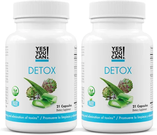 Miniatura 9 de Yes You Can! Natural Detox Pills - Limpieza diurética con electrolitos y vitaminas - Ayuda con la retención de agua - Sin gluten, 21 cápsulas
