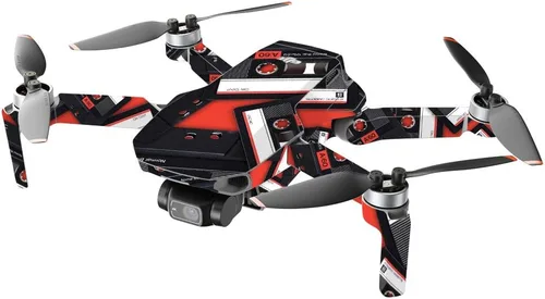 Miniatura 2 de MightySkins - Compatible con DJI Mini 2 Dron portátil - Mixtape Funda protectora de vinilo duradera y única Fácil de aplicar, quitar y cambiar