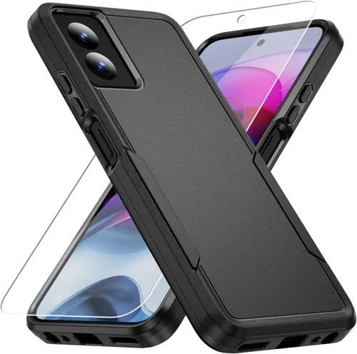 Miniatura 12 de Funda para Moto G Stylus 5G 2022, con Protector de Pantalla, [Probada contra Caídas de Grado Militar] Funda Protectora de Servicio Pesado Resistente