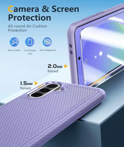Miniatura 643 de FNTCASE Funda para iPhone 17 Pro: Fundas delgadas translúcidas de color azul claro compatibles con MagSafe, protección completa de la cámara