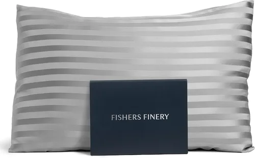 Miniatura 10 de Fishers Finery Funda de almohada de seda de morera 100% pura de 25mm (Rojo King)
