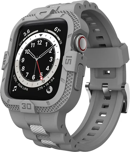 Miniatura 15 de Bands Compatible for Apple Watch Band 41mm 40mm 38mm, Men Sport Rugged Band with Protective Case for Watch Series 9 8 7/Series 6 SE 5 4 3