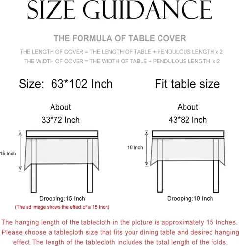 Miniatura 6 de patdrea - Mantel suave y duradero de lino francés, mantel floral de diseñador para cocina y comedor, para mesas rectangulares, para fiestas y Fram
