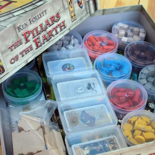 Miniatura 5 de BitsBins - Organizador de piezas de juego de mesa, accesorios que organizan fichas y componentes tanto en la caja de juego como durante el juego