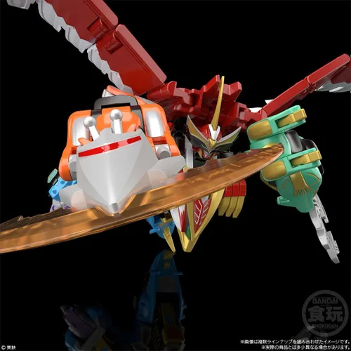 Miniatura 10 de BANDAI Shokugan Proyecto de modelado Hyakuju Sentai Gaoranger SMP GaoIcarus Model Kit Set