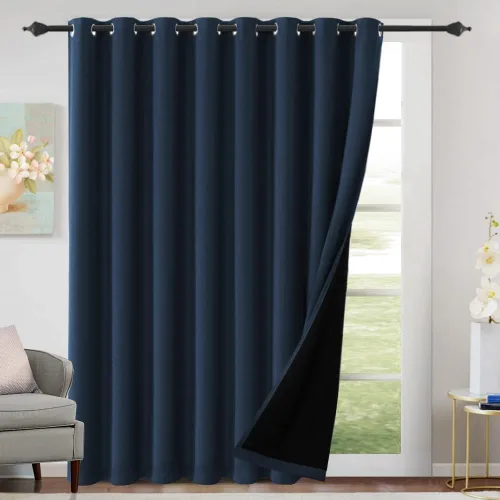 Miniatura 19 de H.VERSAILTEX Cortinas 100% de opacidad para dormitorio, con aislamiento térmico, cortinas opacas completas para sala de estar, cortinas de ventana