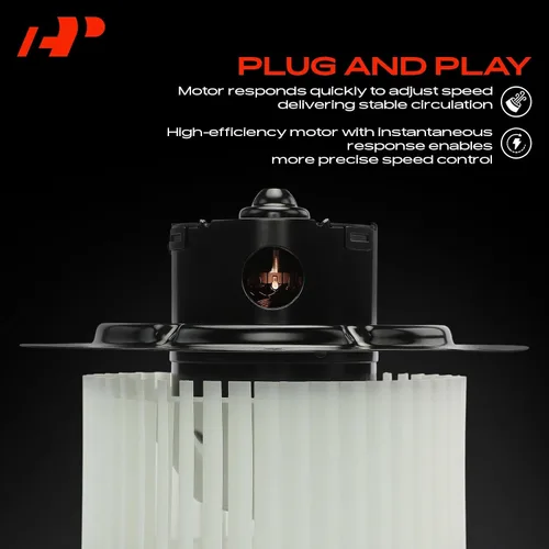 Miniatura 4 de A-Premium Motor de ventilador delantero de calefactor HVAC con jaula de ventilador compatible con vehículos Ford - E-150, E-250, E-150/E-250/E-350