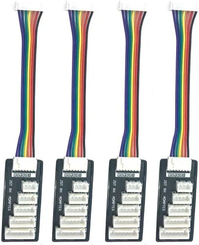 4 unids JST-XH Balance Board 2S-6S 3S Lipo cargador de batería Extend Expansion Board Adaptador Convertidor para Vehículos RC Carga de Batería Lipo