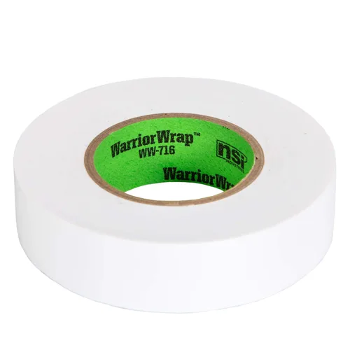 Miniatura 13 de NSI WW-716-WT WarriorWrap General Cinta eléctrica de vinilo de 7 mil, 3/4" de ancho, 60' de largo, blanco
