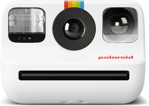 Miniatura 5 de Polaroid Go - Cámara instantánea (blanco) con doble paquete de película de color y paño de microfibra