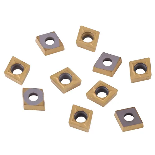 Miniatura 6 de Insertos de puntas de carburo, 10 piezas de puntas de carburo CNC insertos CCMT060204-HM YBC251 cortador de inserción de carburo cortador de torno