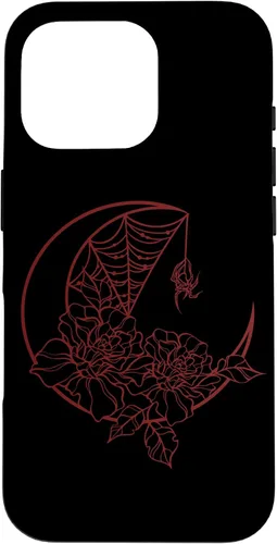 Miniatura 19 de Goth Y2K Alt Fairy Grunge Emo Flower Rose Web Spider Moon Case for iPhone 17