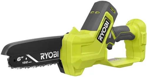 Miniatura 7 de Ryobi ONE+ Mini Motosierra Compacta de Poda con Batería de 18V de 6 pulgadas (SOLO HERRAMIENTA - batería y cargador NO INCLUIDOS), PCLCW01B