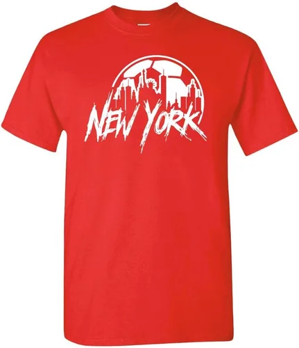Miniatura 17 de Xtreme Apparrel Camiseta Team City Skyline para los aficionados al fútbol New York - Camisa azul marino