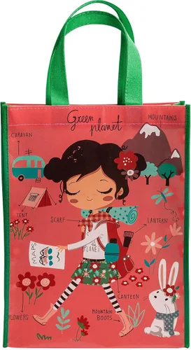 Miniatura 14 de Loveinside Bolsas de regalo medianas recicladas con asas, bolsa de regalo reutilizable para fiestas de cumpleaños para niños, bolsa de compras – 10