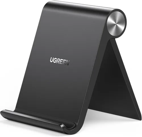 UGREEN Soporte de teléfono celular para escritorio, portátil, plegable, ángulo ajustable, compatible con iPhone 17 Air 16 15 Pro Max 14 Plus, iPhone