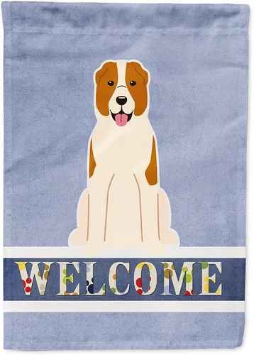 Miniatura 139 de Caroline's Treasures BB5622GF Airedale - Bandera de bienvenida para jardín, bandera decorativa para patio, exteriores, patio, parterres