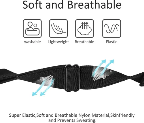 Miniatura 3 de Bolesi Correas elásticas de nailon compatibles con Amazfit Active 2 (cuadradas)/Active 3 Premium/Active, paquete de 3 correas deportivas de repuesto