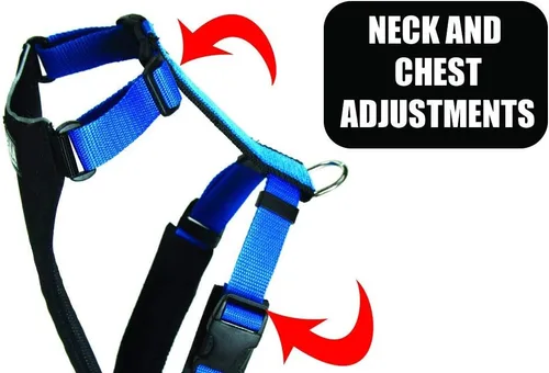 Miniatura 2 de Neewa Arnés para correr para perro, arnés de senderismo para perros (S, negro), arnés reflectante para perro, arnés de mushing para perro, arnés