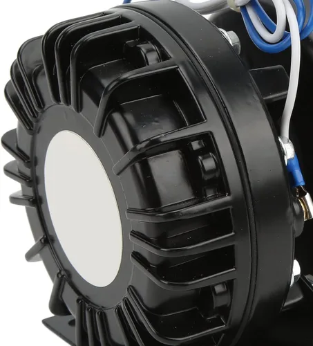 Miniatura 8 de FOUF Bocina de sirena de coche, alarma de advertencia de automóvil, sirena de policía de automóvil, altavoz de cono redondo negro de metal, sirena