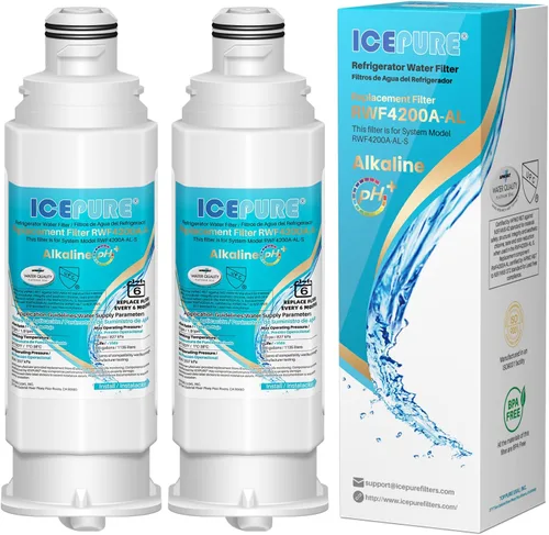 Miniatura 12 de ICEPURE PLUS NSF53 DA97-17376B Reemplazo para HAF-QIN/EXP, HAF-QIN, DA97-08006C, RF23M8070SG, RF23M8070SR, RF23M8090SG, RF23M8090SR, AQF-DA97-17376B